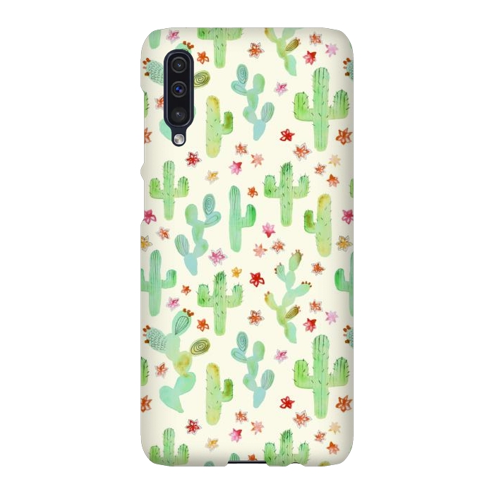 Galaxy A50 SlimFit Watercolor Cacti by Tangerine-Tane