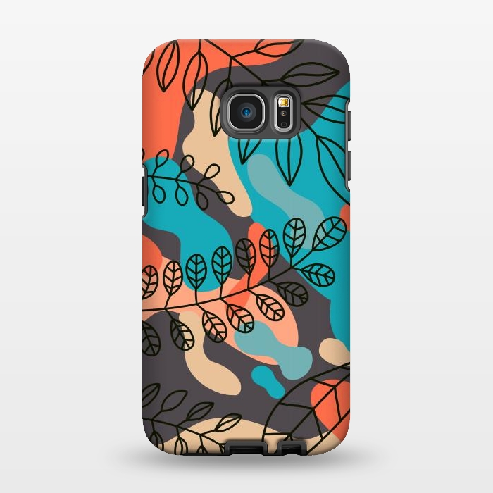 Galaxy S7 EDGE StrongFit Sutera Floral by Hanny Agustine