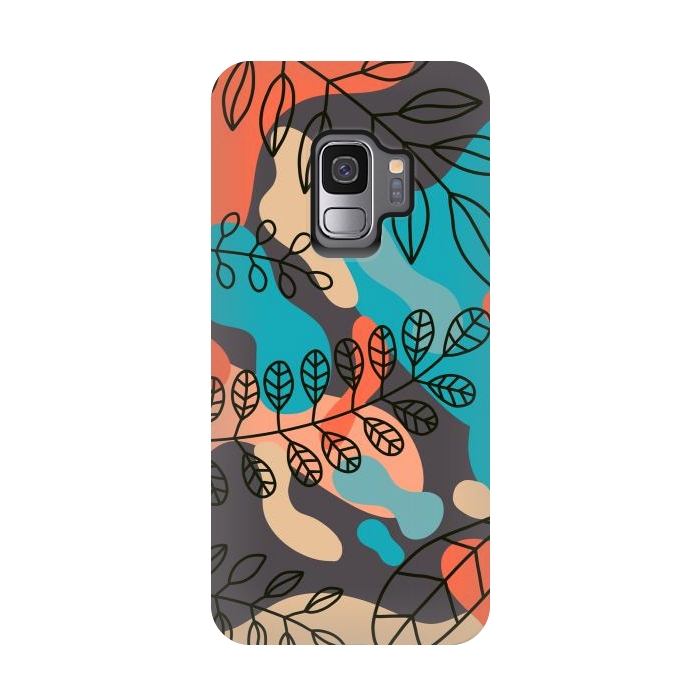 Galaxy S9 StrongFit Sutera Floral by Hanny Agustine