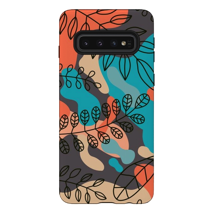 Galaxy S10 StrongFit Sutera Floral by Hanny Agustine