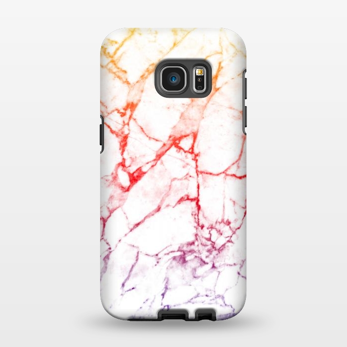 Galaxy S7 EDGE StrongFit Colour gradient marble texture by Oana 