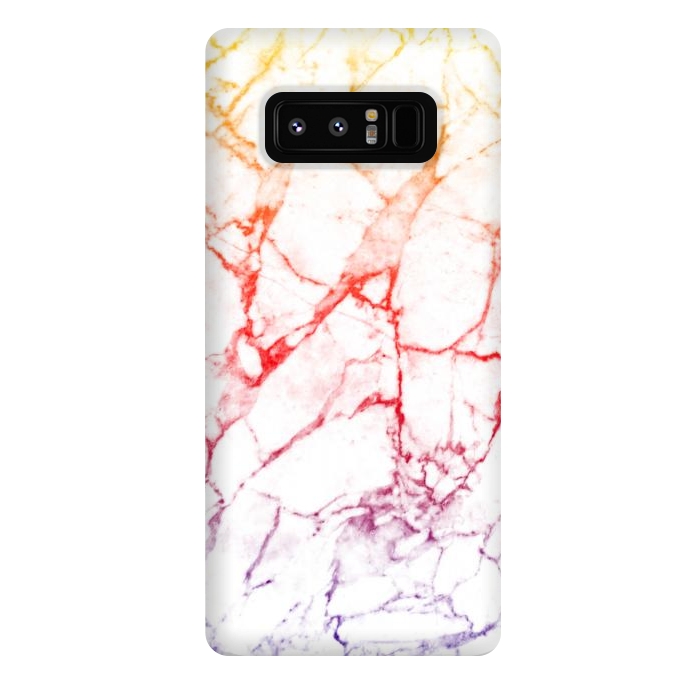 Galaxy Note 8 StrongFit Colour gradient marble texture by Oana 