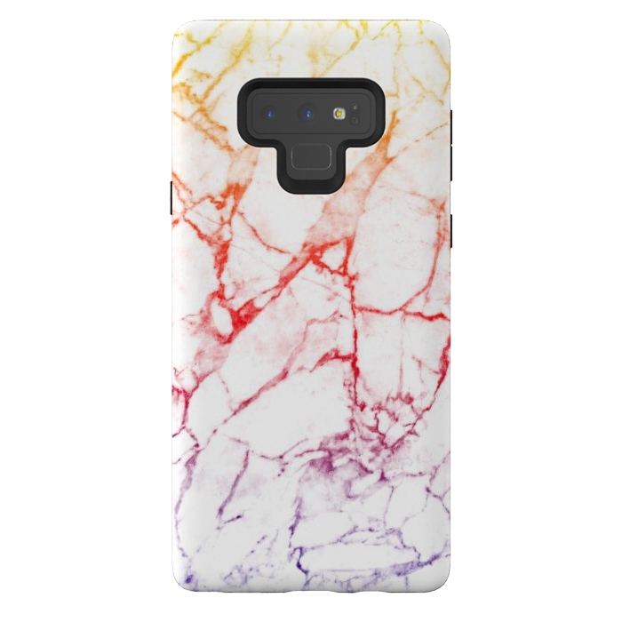 Galaxy Note 9 StrongFit Colour gradient marble texture by Oana 