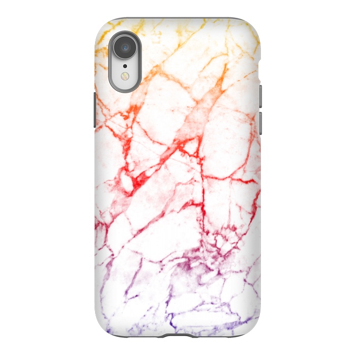 iPhone Xr StrongFit Colour gradient marble texture by Oana 