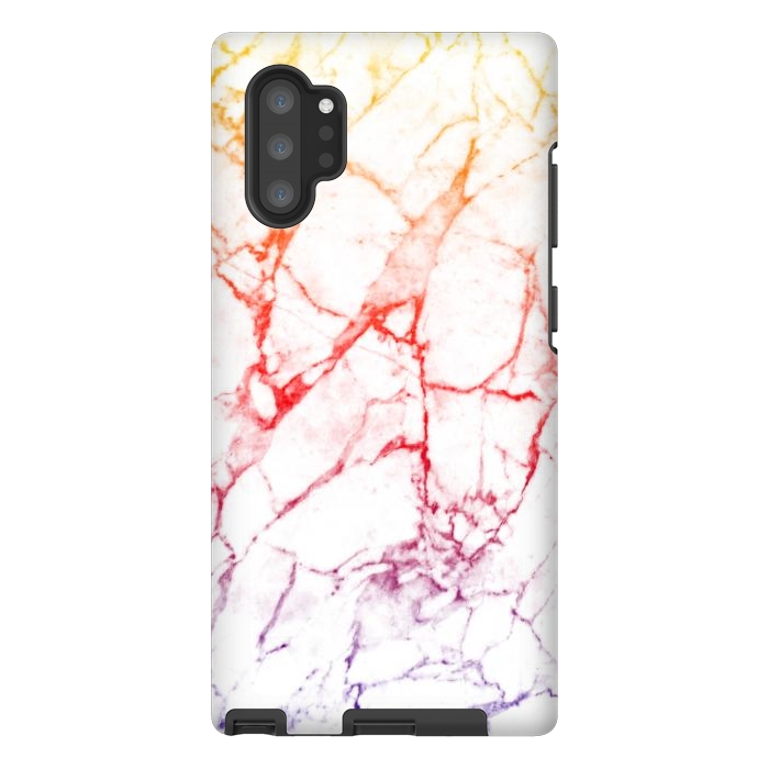 Galaxy Note 10 plus StrongFit Colour gradient marble texture by Oana 