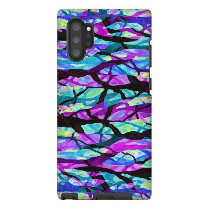 Galaxy Note 10 plus StrongFit Abstract Trees Digital Art G551 by Medusa GraphicArt