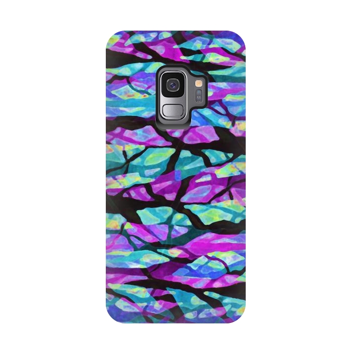 Galaxy S9 StrongFit Abstract Trees Digital Art G551 by Medusa GraphicArt