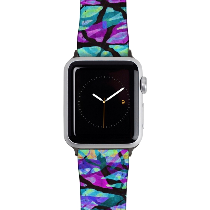 Watch 38mm / 40mm Strap PU leather Abstract Trees Digital Art G551 by Medusa GraphicArt