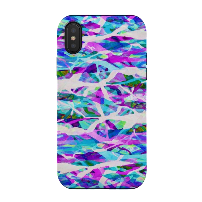 iPhone Xs / X StrongFit Abstract Trees Digital Art G552 by Medusa GraphicArt