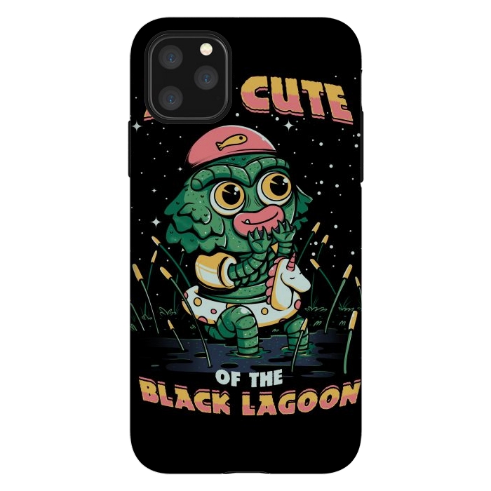 iPhone 11 Pro Max StrongFit Cute of the black lagoon! by Ilustrata