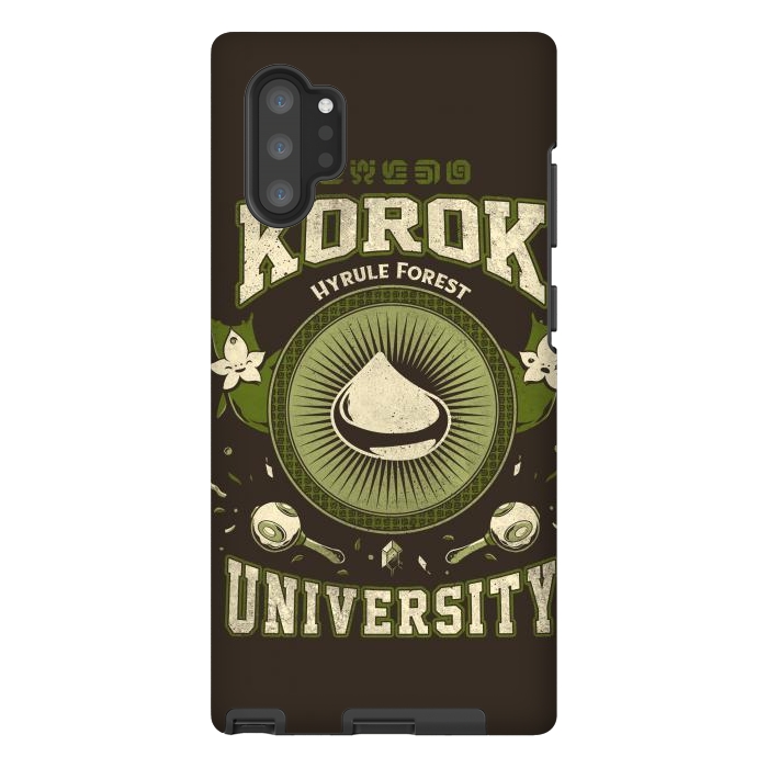 Galaxy Note 10 plus StrongFit Korok University by Ilustrata