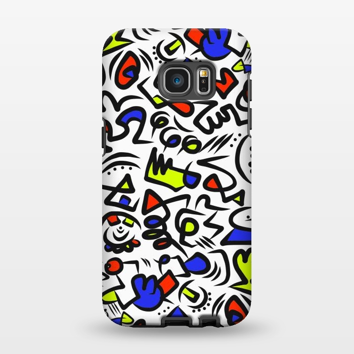 Galaxy S7 EDGE StrongFit Mondrian Abstract by Hanny Agustine