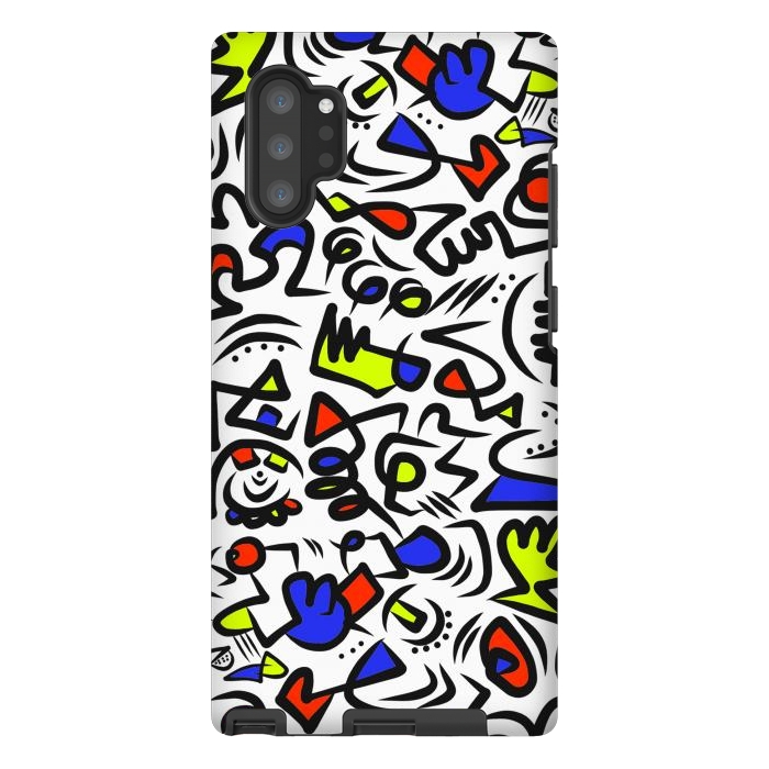 Galaxy Note 10 plus StrongFit Mondrian Abstract by Hanny Agustine