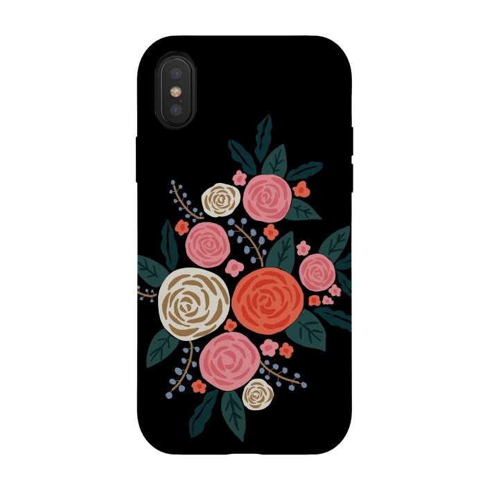 iPhone Xs / X StrongFit Rose Bouquet by Hanny Agustine