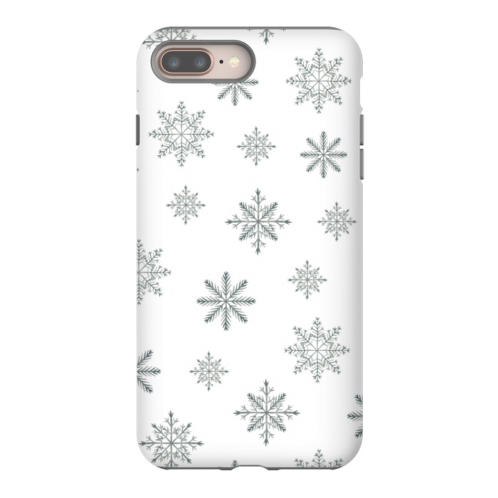 iPhone 7 plus StrongFit Snowflakes by Julia Badeeva