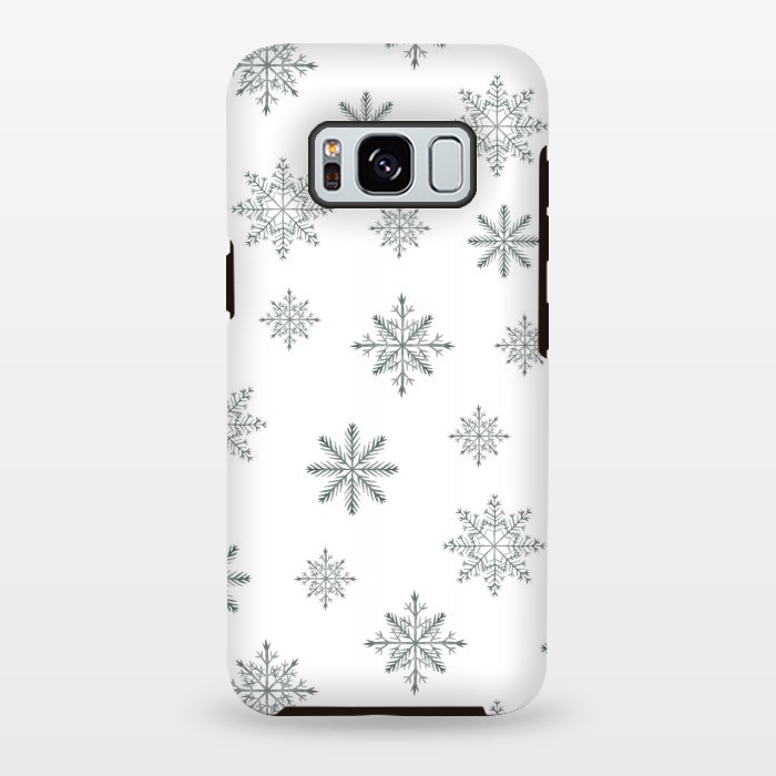 Galaxy S8 plus StrongFit Snowflakes by Julia Badeeva