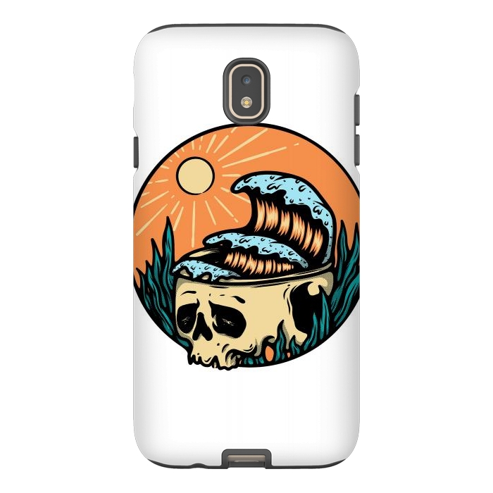 Galaxy J7 StrongFit Skull & Wave by Afif Quilimo