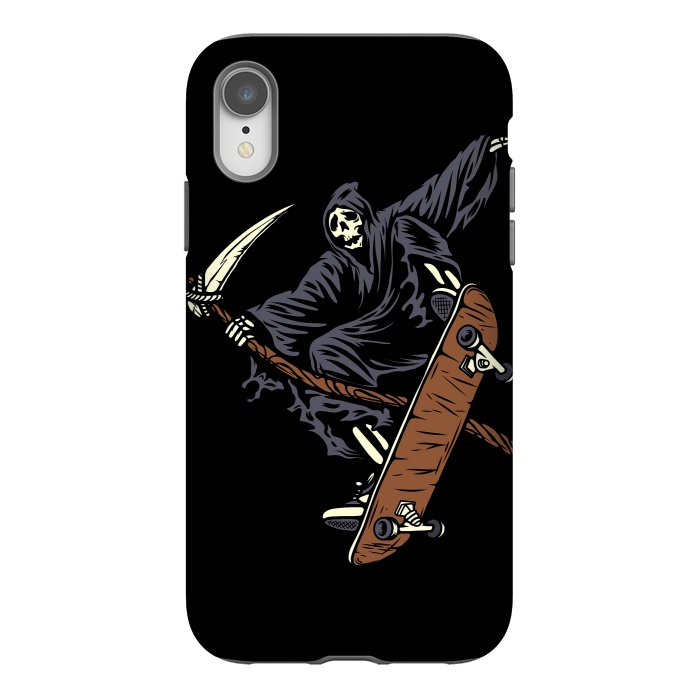iPhone Xr StrongFit Skate Reaper by Afif Quilimo