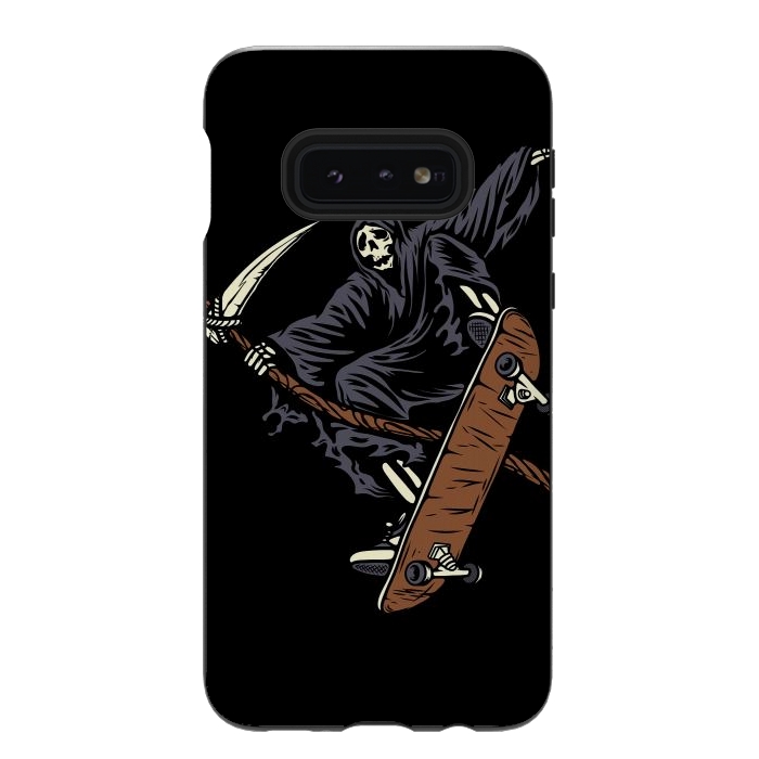 Galaxy S10e StrongFit Skate Reaper by Afif Quilimo