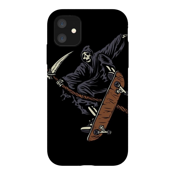 iPhone 11 StrongFit Skate Reaper by Afif Quilimo