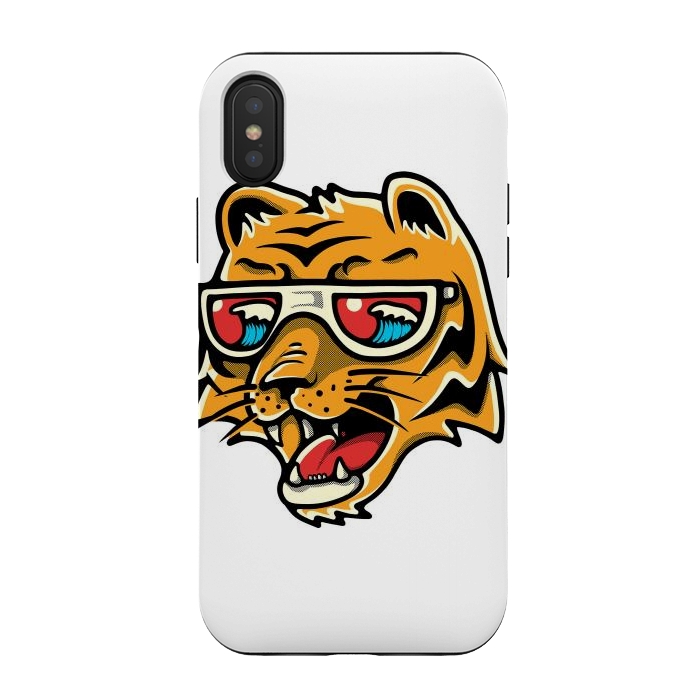 iPhone Xs / X StrongFit Roar Wave by Afif Quilimo