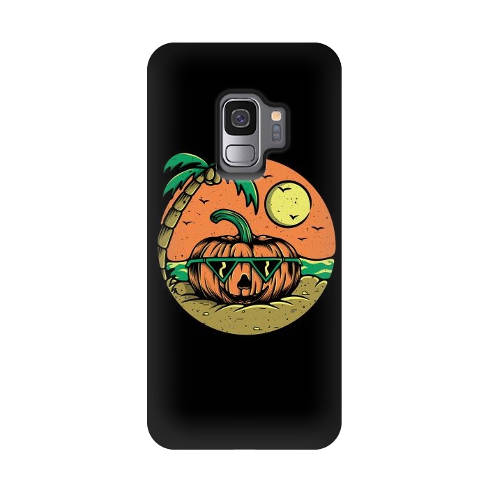 Galaxy S9 StrongFit Pumpkin Summer by Afif Quilimo