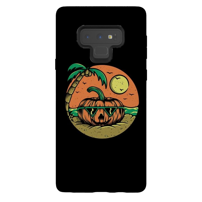 Galaxy Note 9 StrongFit Pumpkin Summer by Afif Quilimo