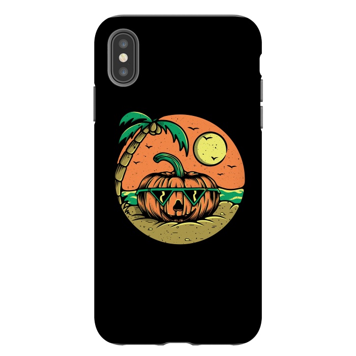 iPhone Xs Max StrongFit Pumpkin Summer by Afif Quilimo