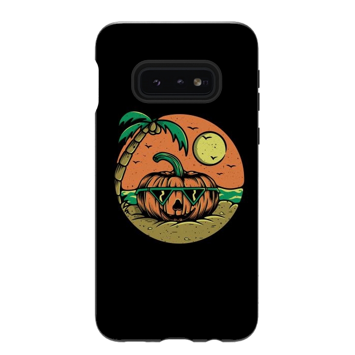 Galaxy S10e StrongFit Pumpkin Summer by Afif Quilimo