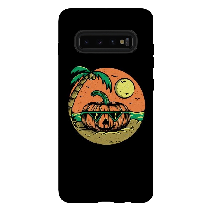 Galaxy S10 plus StrongFit Pumpkin Summer by Afif Quilimo