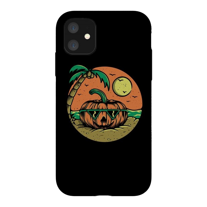 iPhone 11 StrongFit Pumpkin Summer by Afif Quilimo