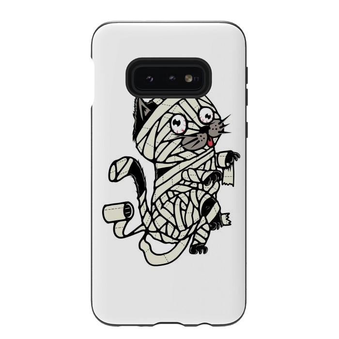 Galaxy S10e StrongFit Mummy Cat by Afif Quilimo