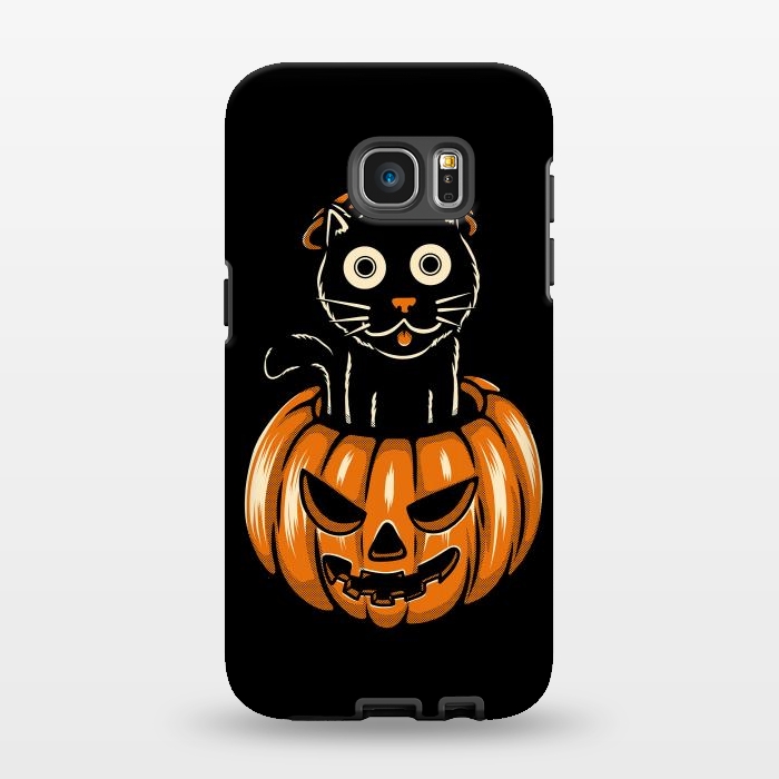 Galaxy S7 EDGE StrongFit Pumpcat by Afif Quilimo