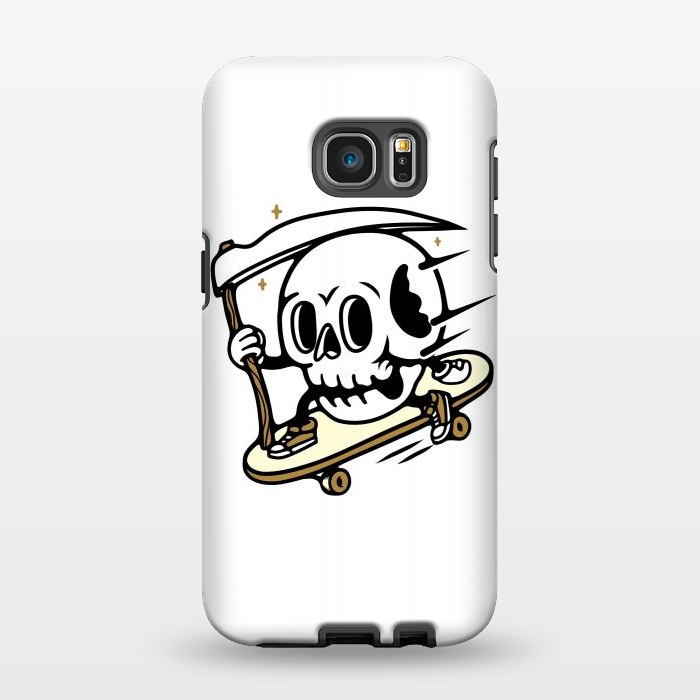 Galaxy S7 EDGE StrongFit Skullboading by Afif Quilimo