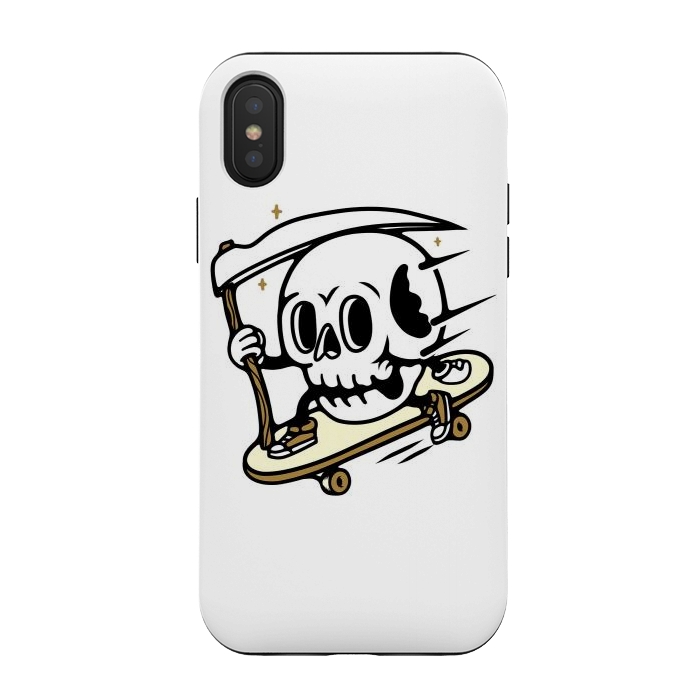 iPhone Xs / X StrongFit Skullboading by Afif Quilimo
