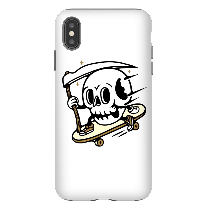 iPhone Xs Max StrongFit Skullboading by Afif Quilimo
