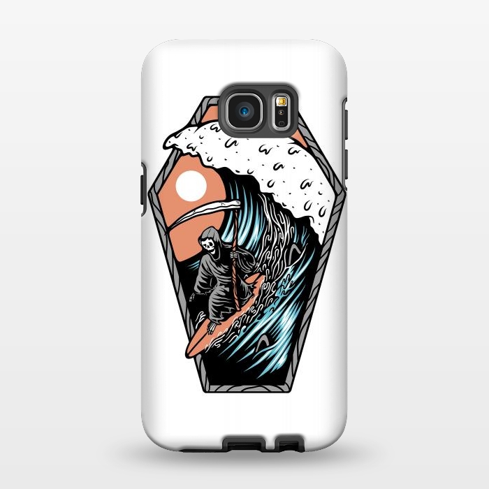 Galaxy S7 EDGE StrongFit Surf Till Die by Afif Quilimo