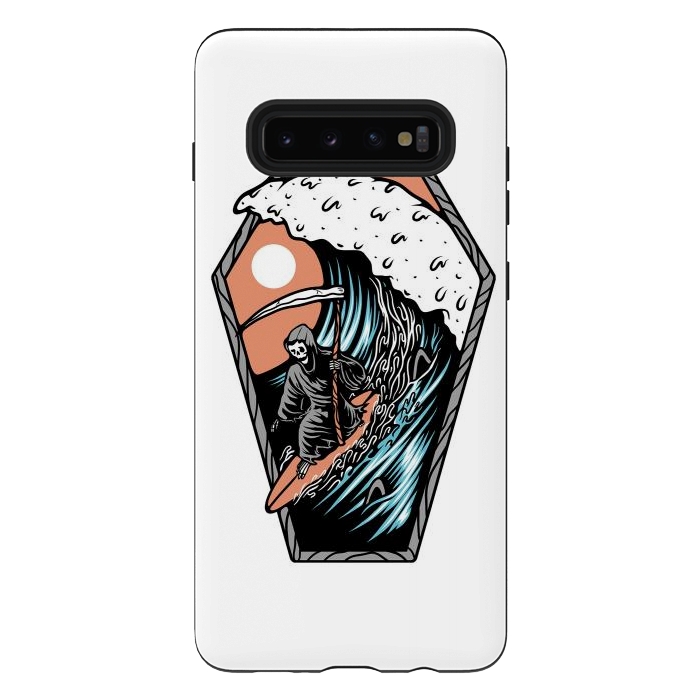 Galaxy S10 plus StrongFit Surf Till Die by Afif Quilimo