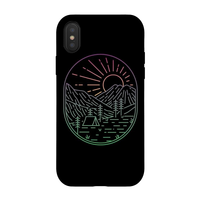 iPhone Xs / X StrongFit Great Sunrise by Afif Quilimo
