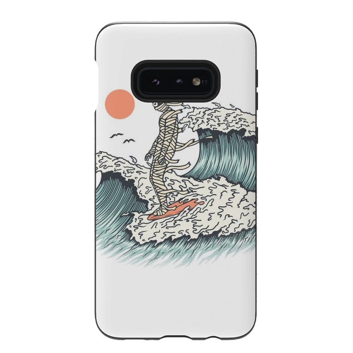 Galaxy S10e StrongFit Mummy Surfing by Afif Quilimo