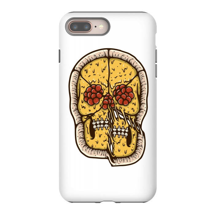 iPhone 7 plus StrongFit pizza Skull by Afif Quilimo