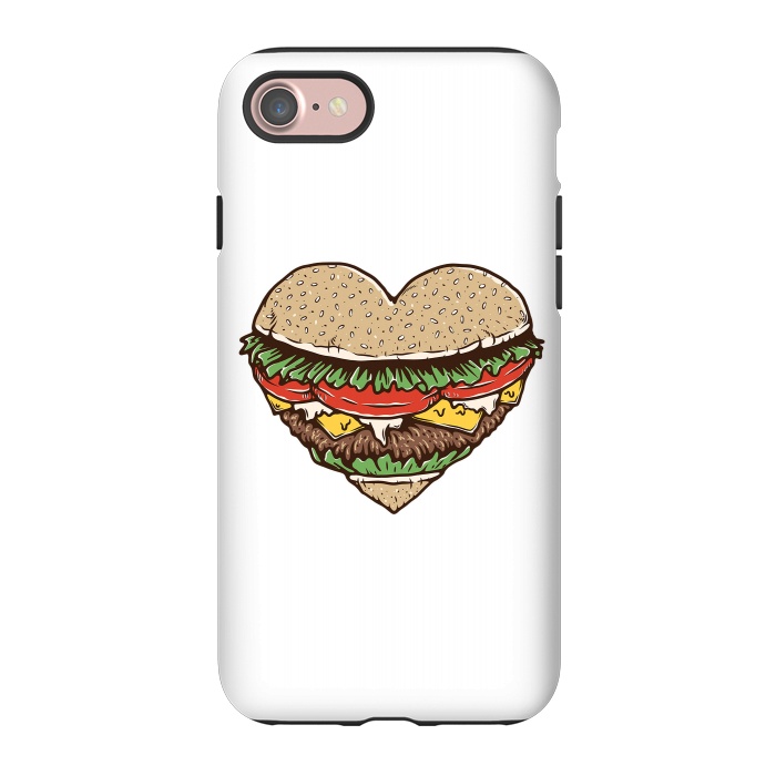 iPhone 7 StrongFit Hamburger Lover by Afif Quilimo