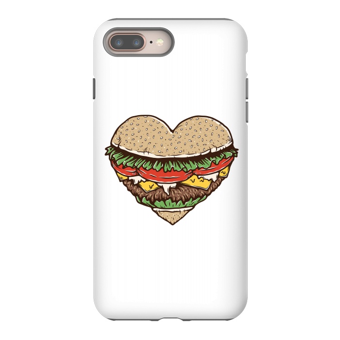 iPhone 7 plus StrongFit Hamburger Lover by Afif Quilimo
