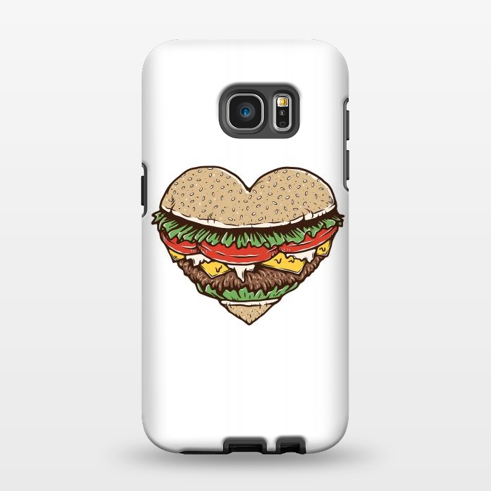 Galaxy S7 EDGE StrongFit Hamburger Lover by Afif Quilimo
