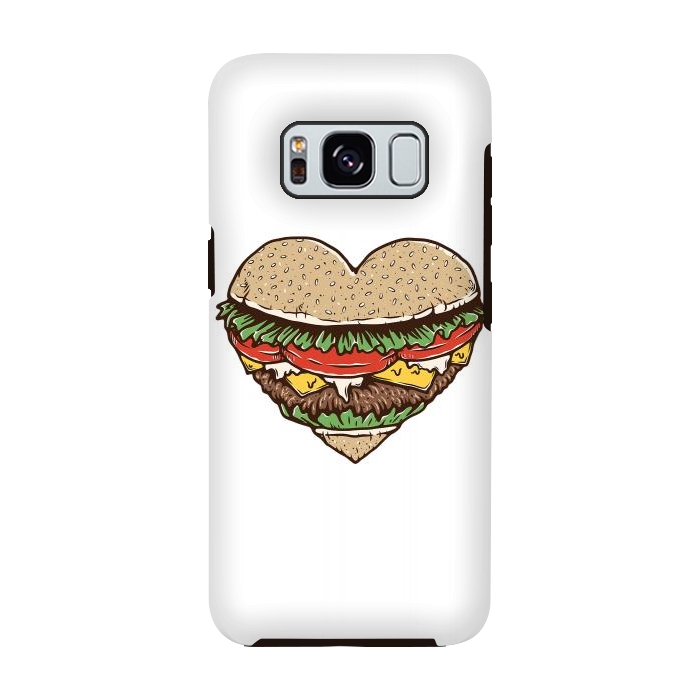 Galaxy S8 StrongFit Hamburger Lover by Afif Quilimo