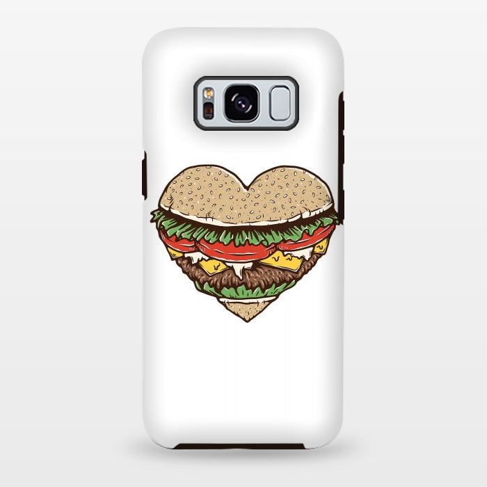 Galaxy S8 plus StrongFit Hamburger Lover by Afif Quilimo