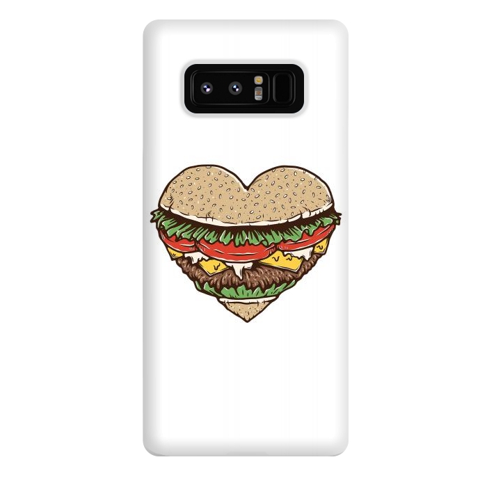 Galaxy Note 8 StrongFit Hamburger Lover by Afif Quilimo