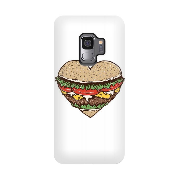 Galaxy S9 StrongFit Hamburger Lover by Afif Quilimo