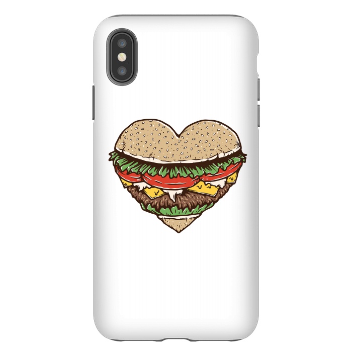iPhone Xs Max StrongFit Hamburger Lover by Afif Quilimo