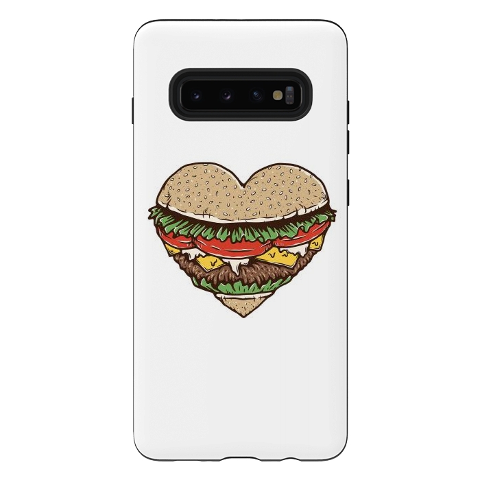 Galaxy S10 plus StrongFit Hamburger Lover by Afif Quilimo